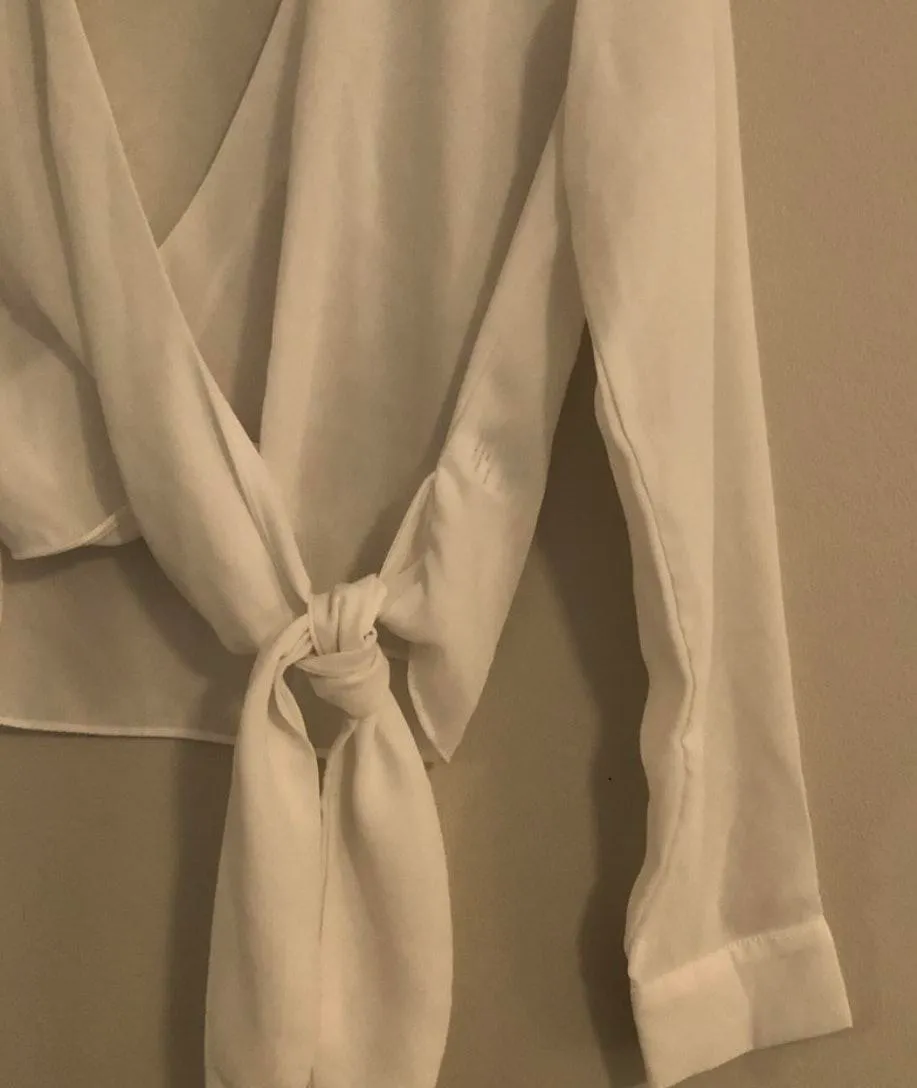 Luca Couture White Sheer Top - Image 5