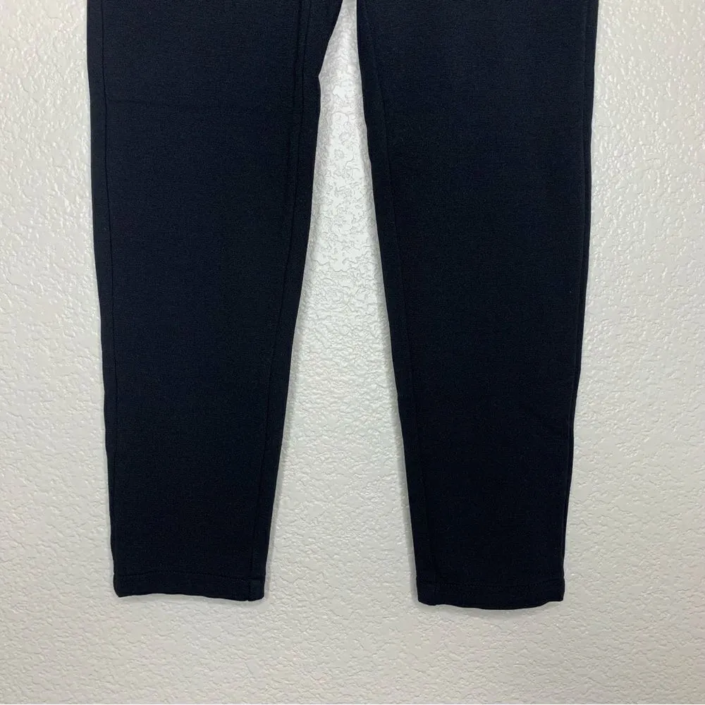 Ann Taylor Black Elastic Waist Capri Leggings - Image 3
