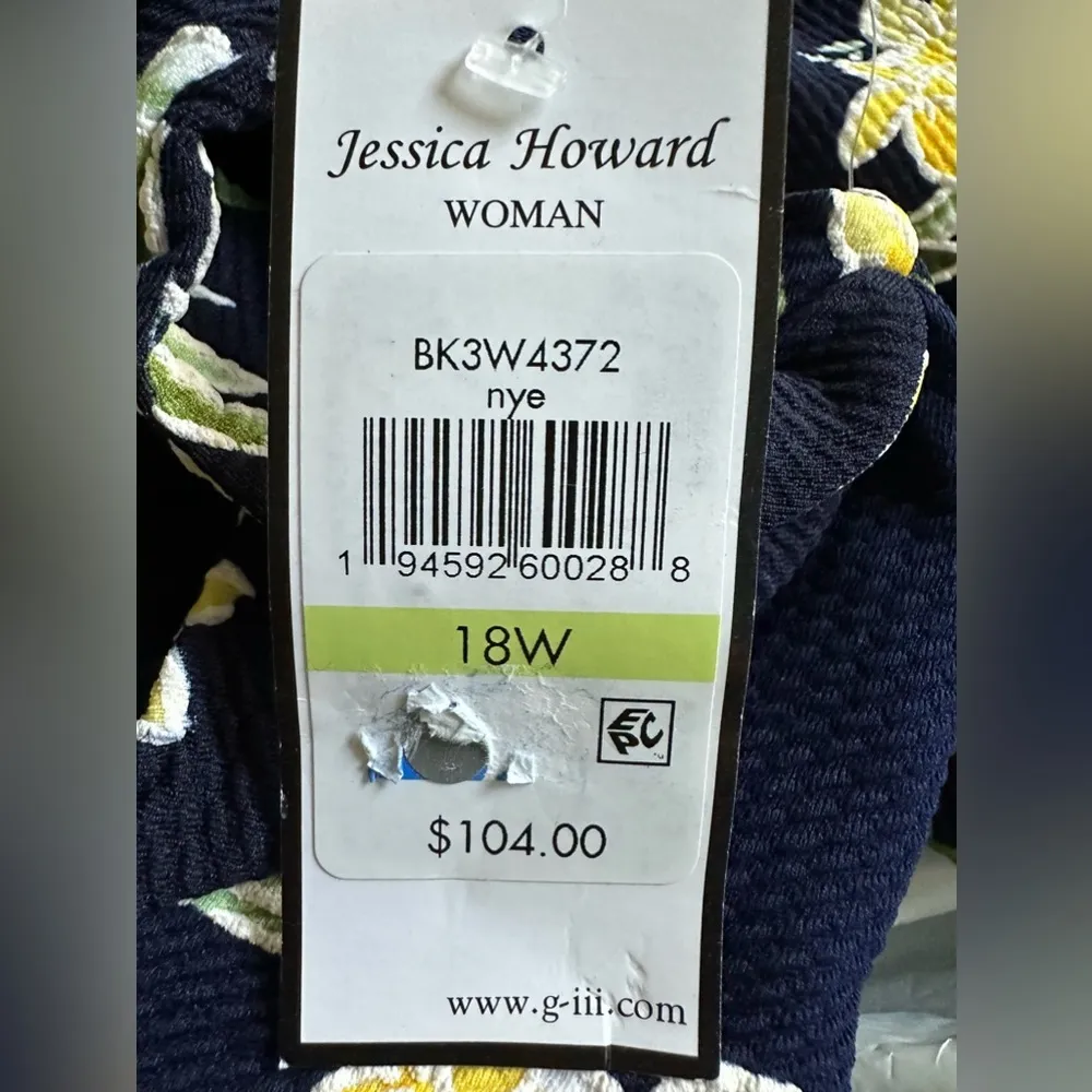Jessica Howard Ladies blue and yellow floral shift dress Size 18 New wit… - Image 6