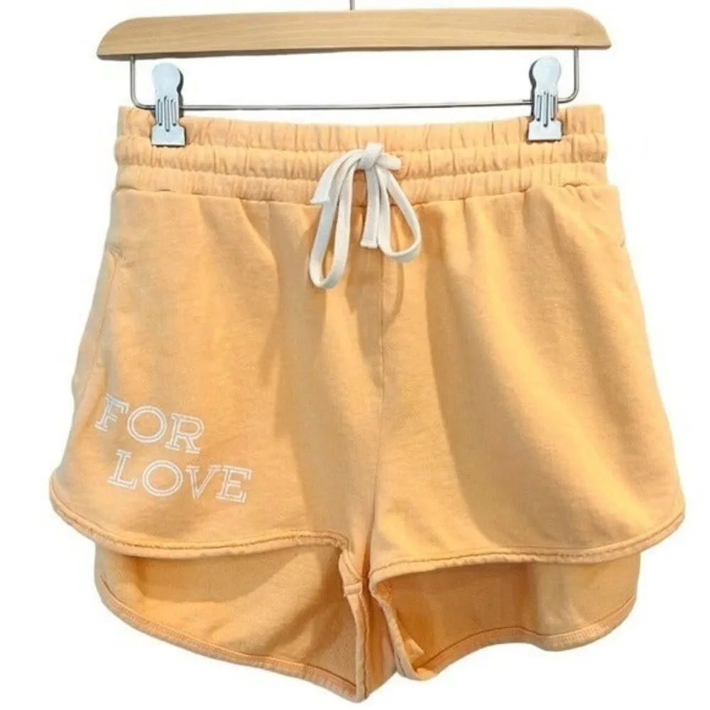 ANTHROPOLOGIE Daily Practice “For Love”Peach High Rise Shorts NEW - Image 5