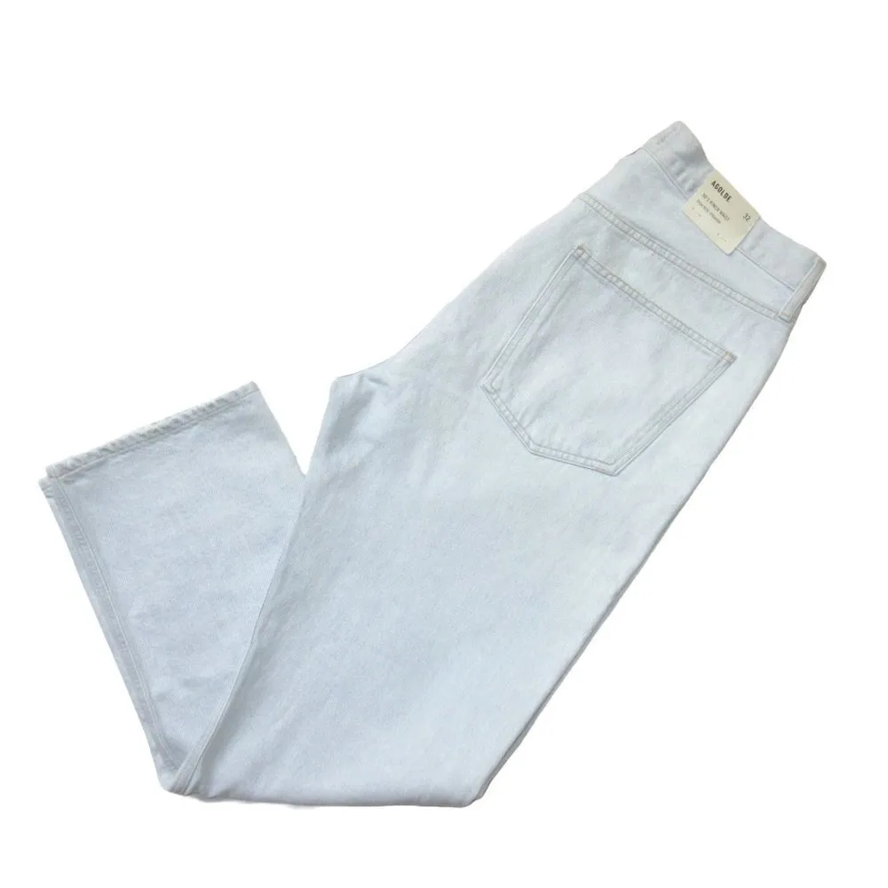 NWT AGOLDE 90's Pinch Waist in Haze High Rise Straight Rigid Cotton Jeans 32 - Image 6