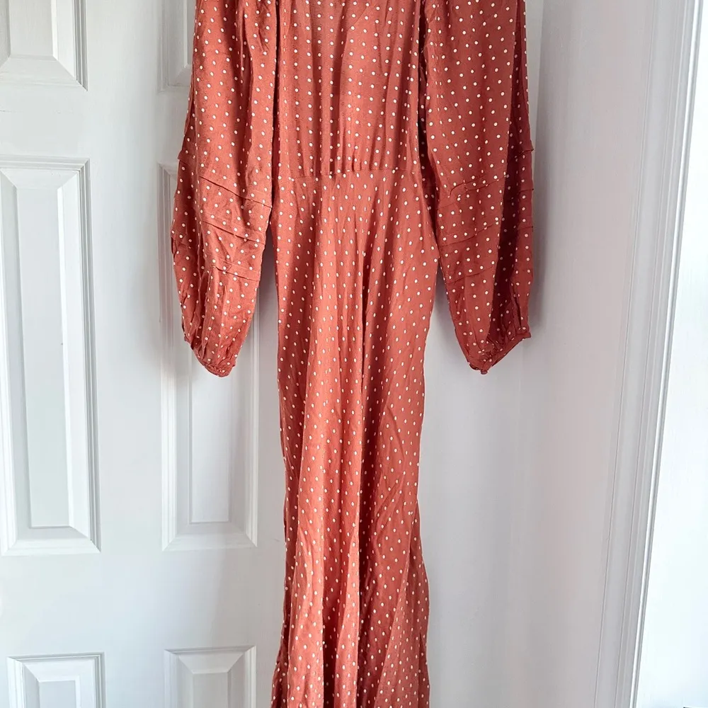 NWT Mille Suki Polka Dot Dress Orange Size XXS - Image 4