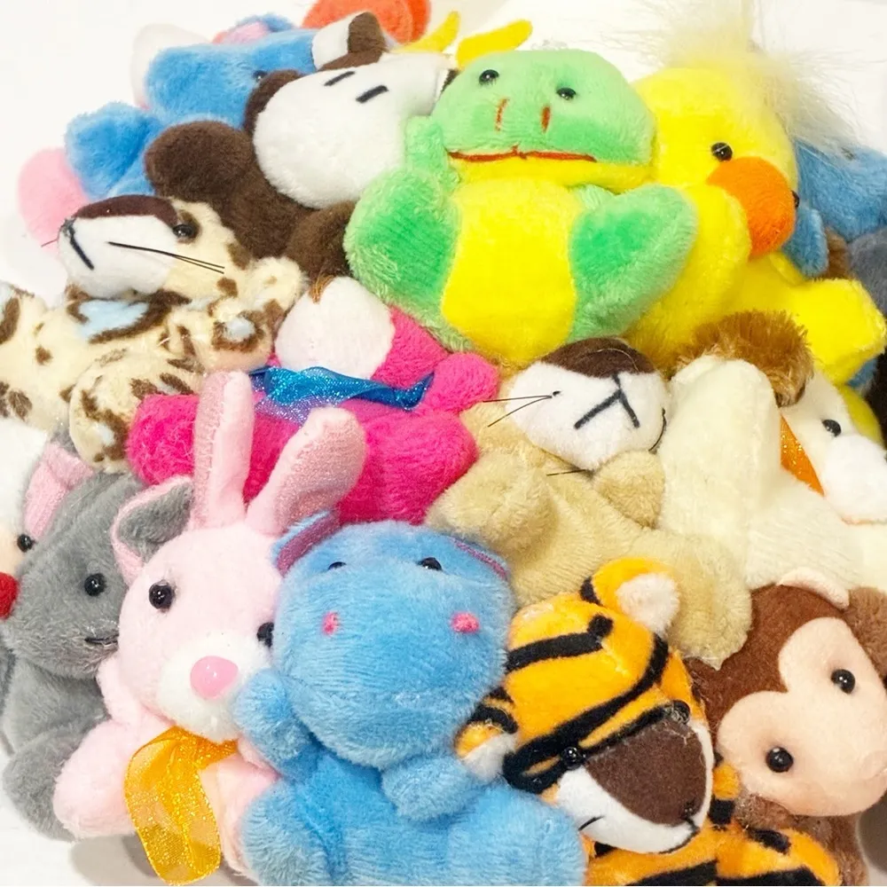 Crocs Size 8 White Multi Color Plushy Stuffed Animal Slip on Shoes - Image 3