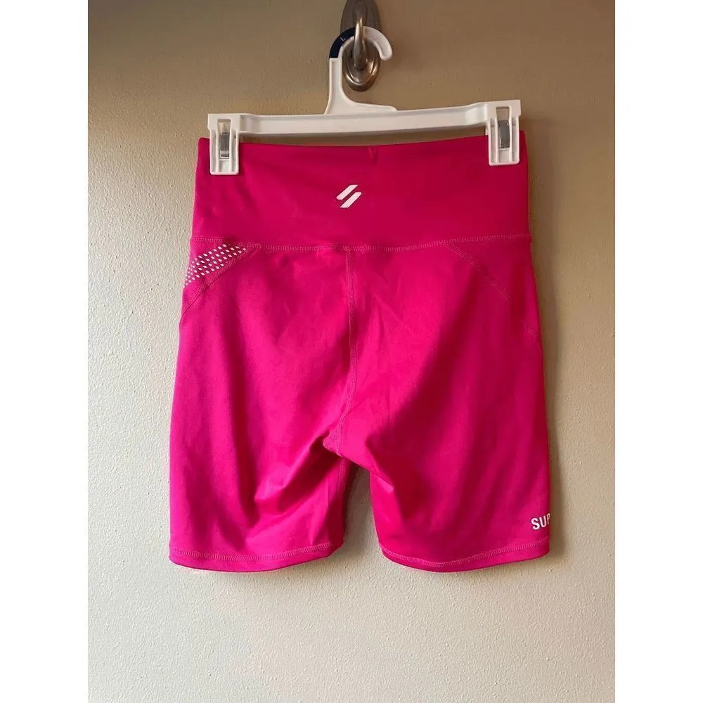 Superdry Core Sinch Tight Short in Pink Size 6 - Image 2