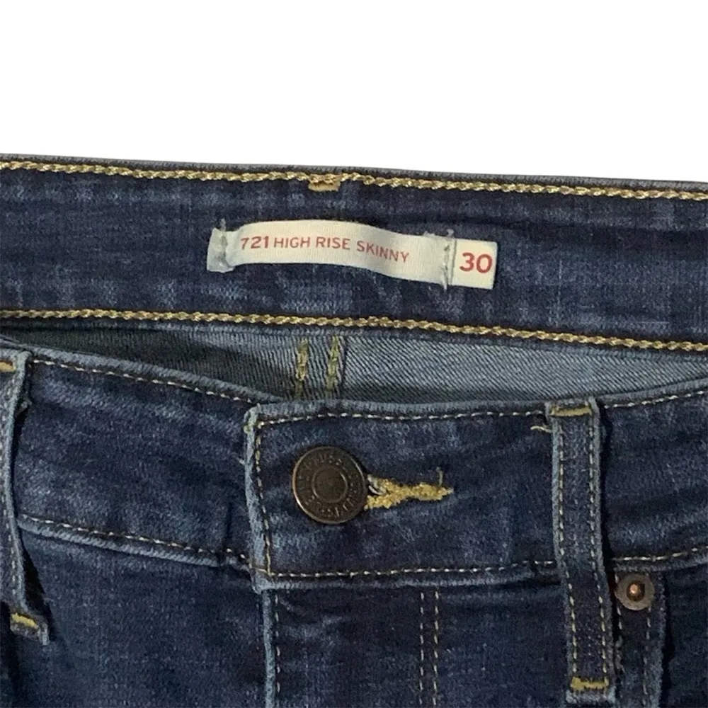 Levi’s Size 30 721 Lone Wolf High Rise Skinny Jeans - Image 3