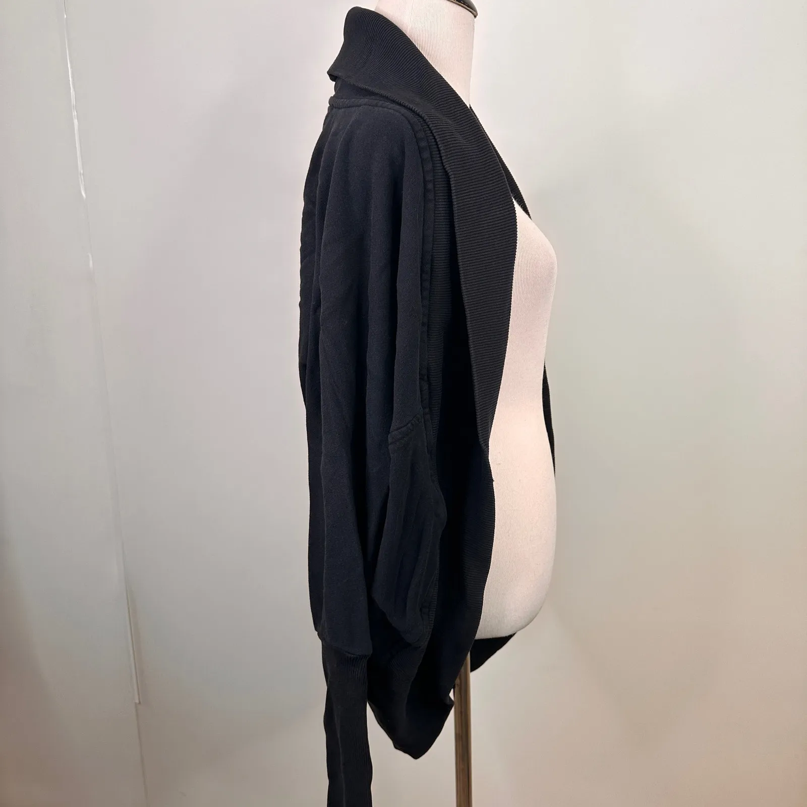 Wilfred Black Aritzia Diderot Studded Open Cardigan Sweater Size Medium - Image 7