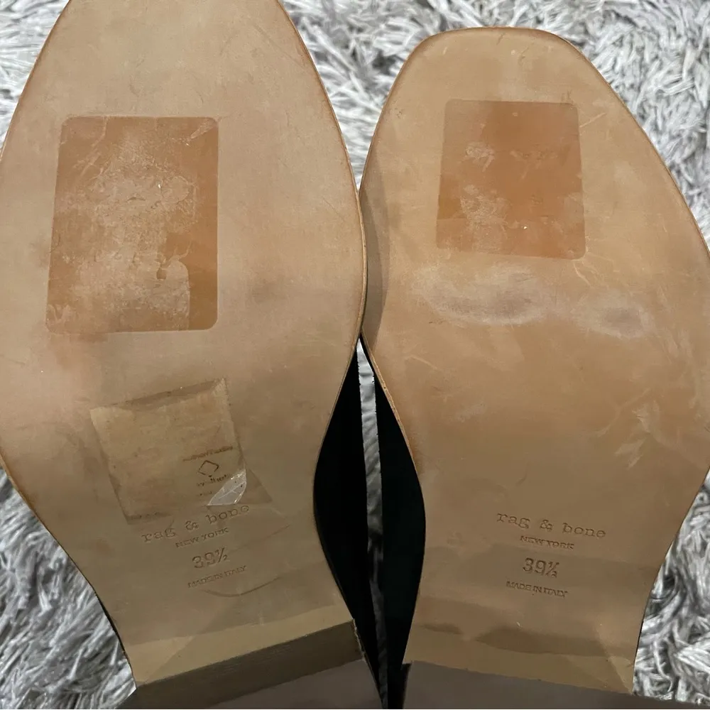 Rag & Bone Axel Suede Short Ankle Booties in Black - Image 5