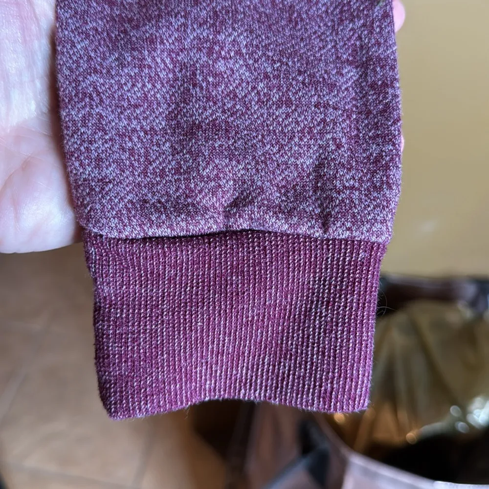 Blue Bay San Diego Women's Maroon Funnel Neck Sweater Bear w Surfboard Sz Medium Red - Image 4