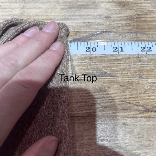 Cuddl Duds Women's Tank & Cardigan Set Stretchy 2 PC V Neck Sweater Brown Medium - Image 8