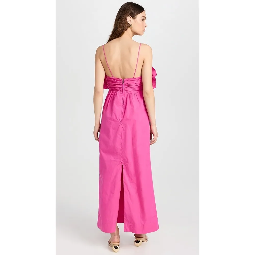 Mara Hoffman Raquel Dress size 8 Organic Cotton Maxi hot pink - Image 5