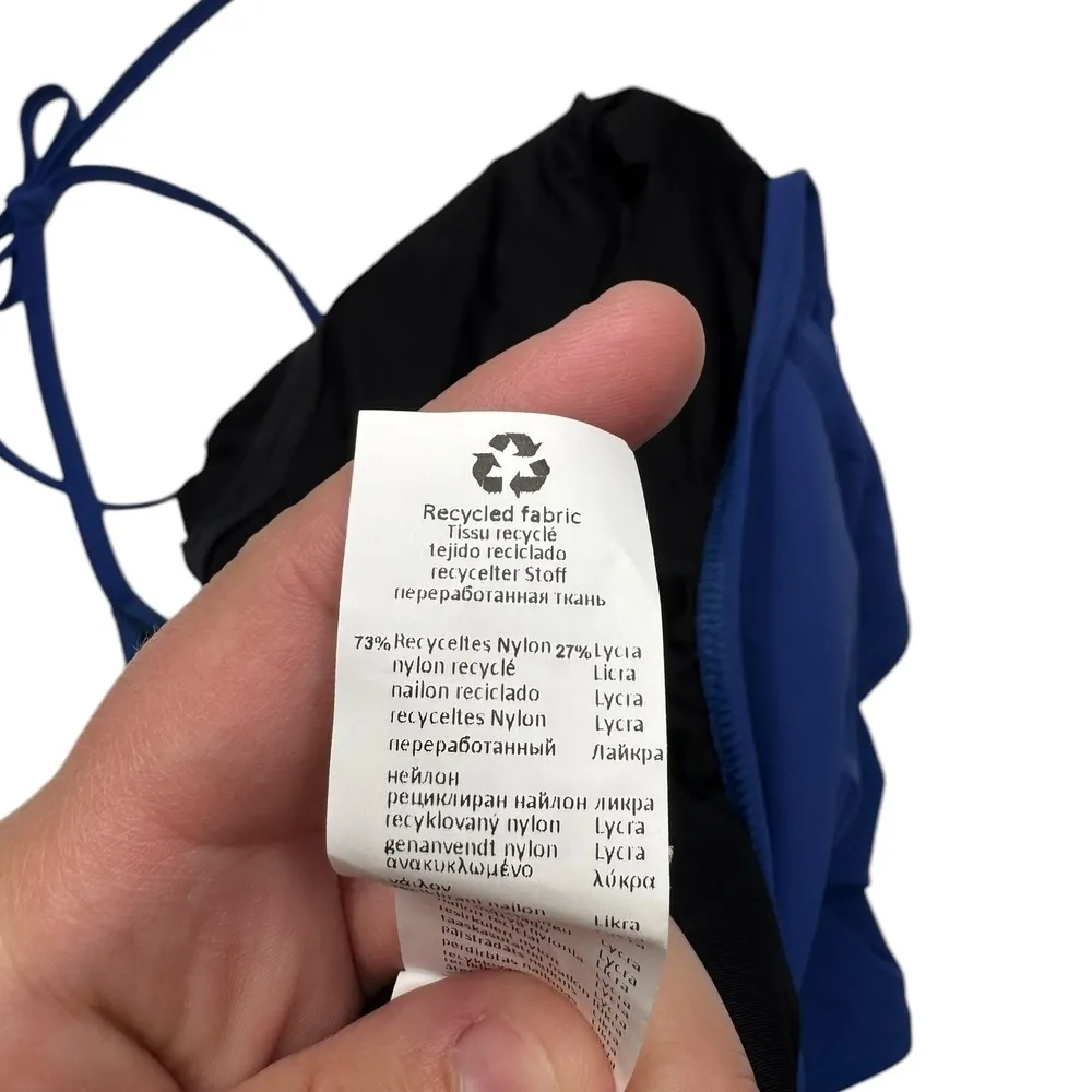 Gottex Luna One-Piece Swimsuit High Neck Cobalt Size 12 Vacation Summer - Image 5