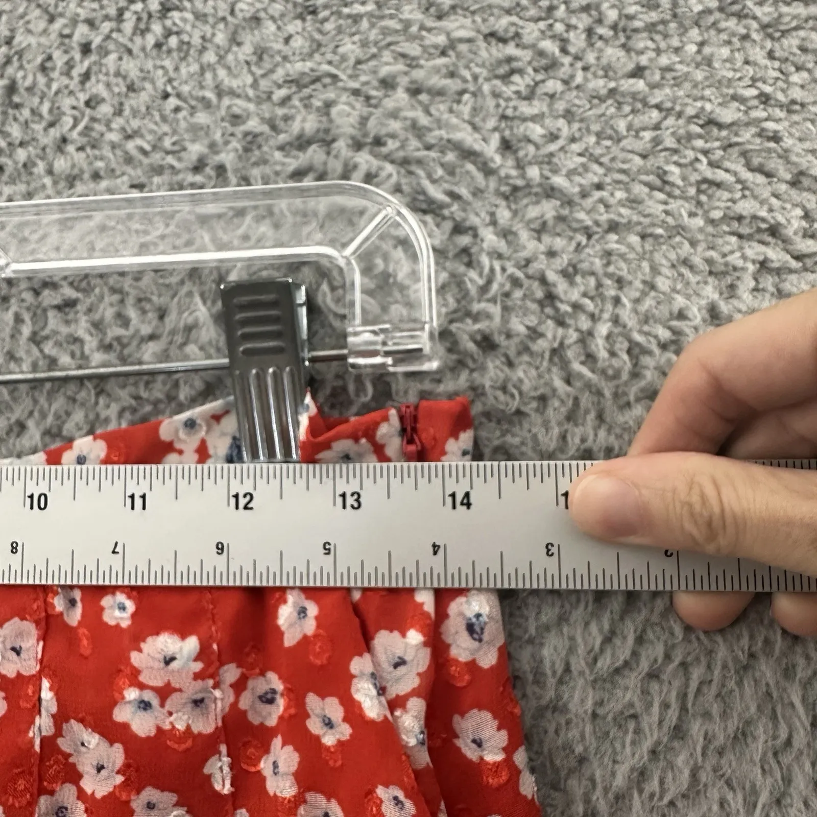 Banana Republic‎ Skirt Floral Pleated A Line Preppy Cottage Boho Chiffon Women 4 - Image 6