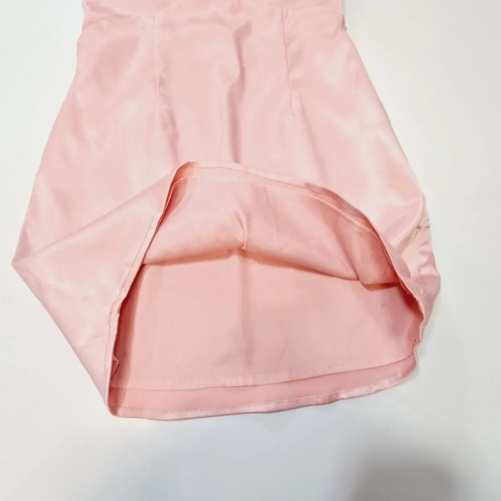 Superdown Samira Mini Dress in Pink Small - Image 3