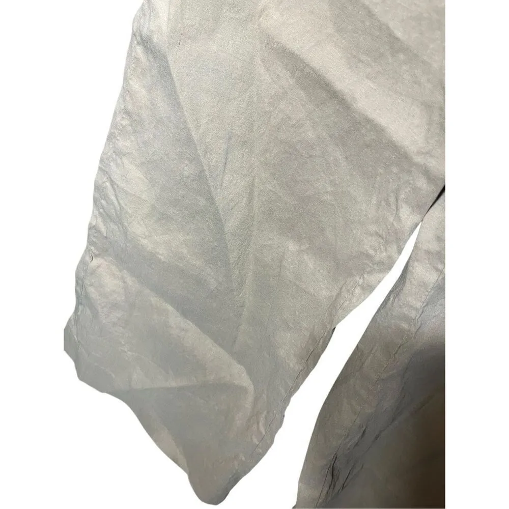 Elie Tahari Linen Blend Wide Leg Tan Pants  Women's Size‎ 0 - Image 4