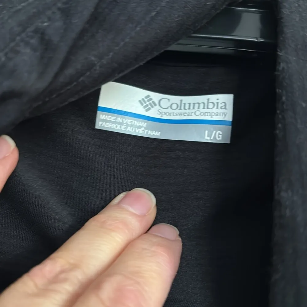 Columbia Cowl Neck Black long Sleeve Top - Image 2