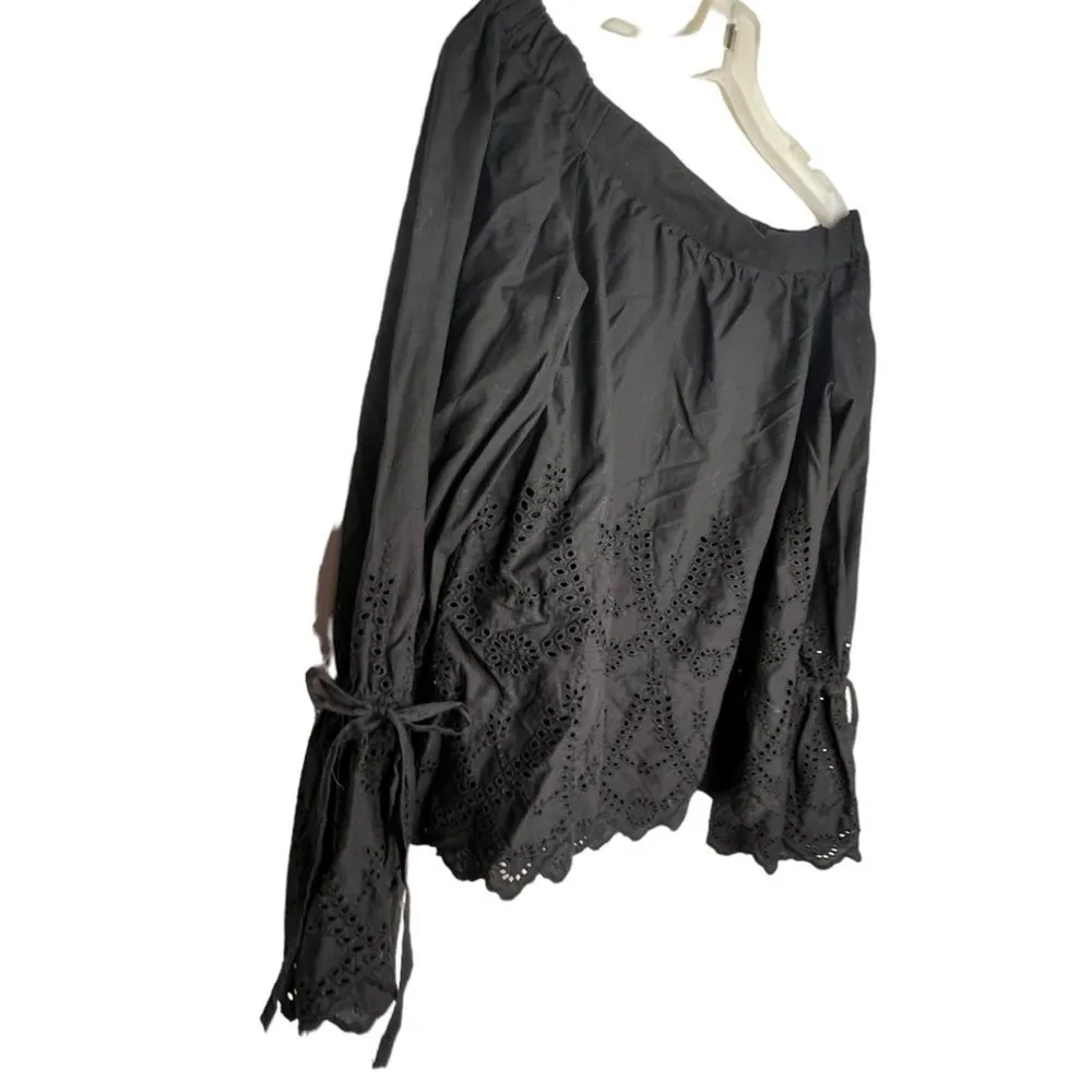 By Trovata California‎ Birds of Paradis Black Top Size XS - Image 3