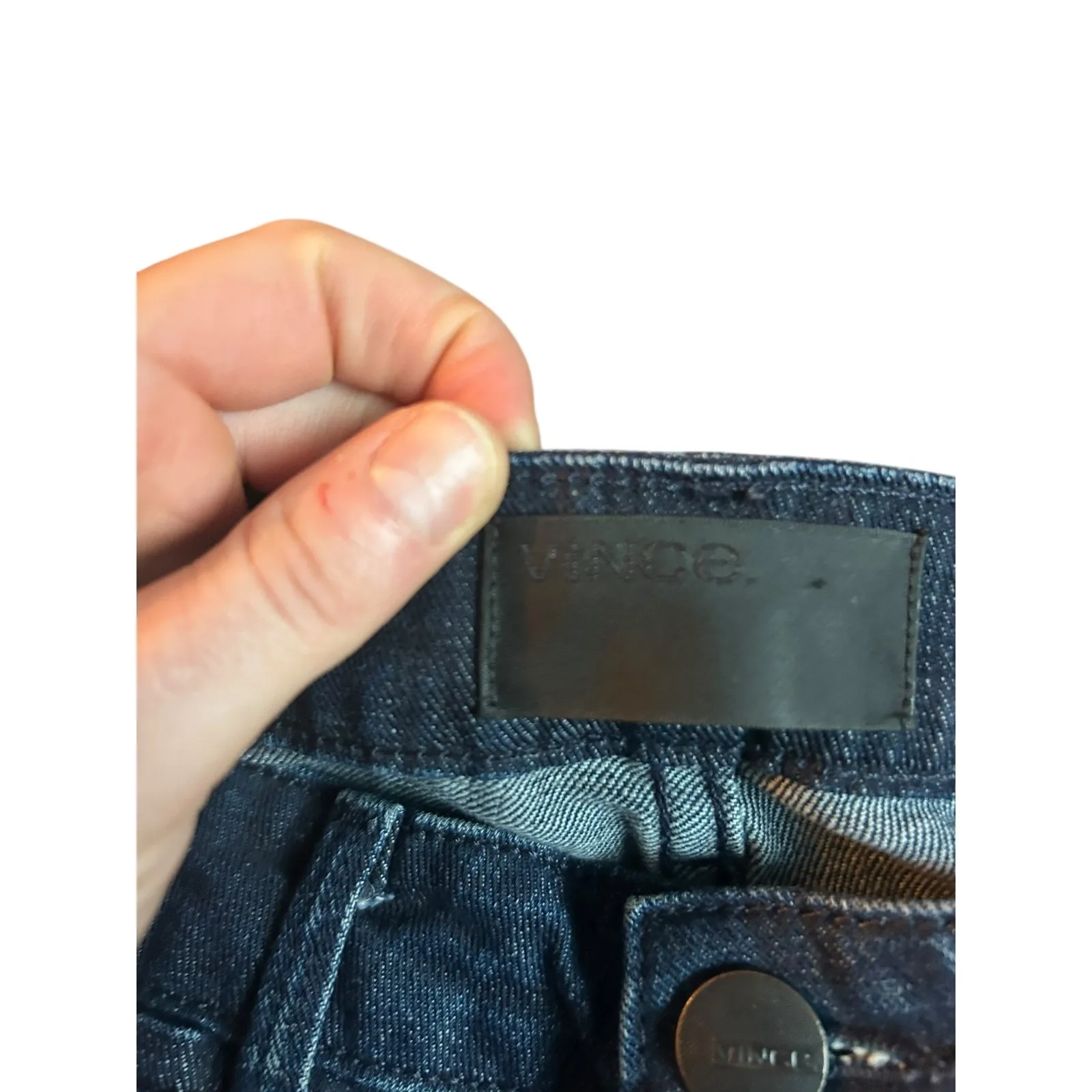 Vince Taylor High Rise Bootcut Dark Resin Wash Denim Jeans Women's Size 26 - Image 5