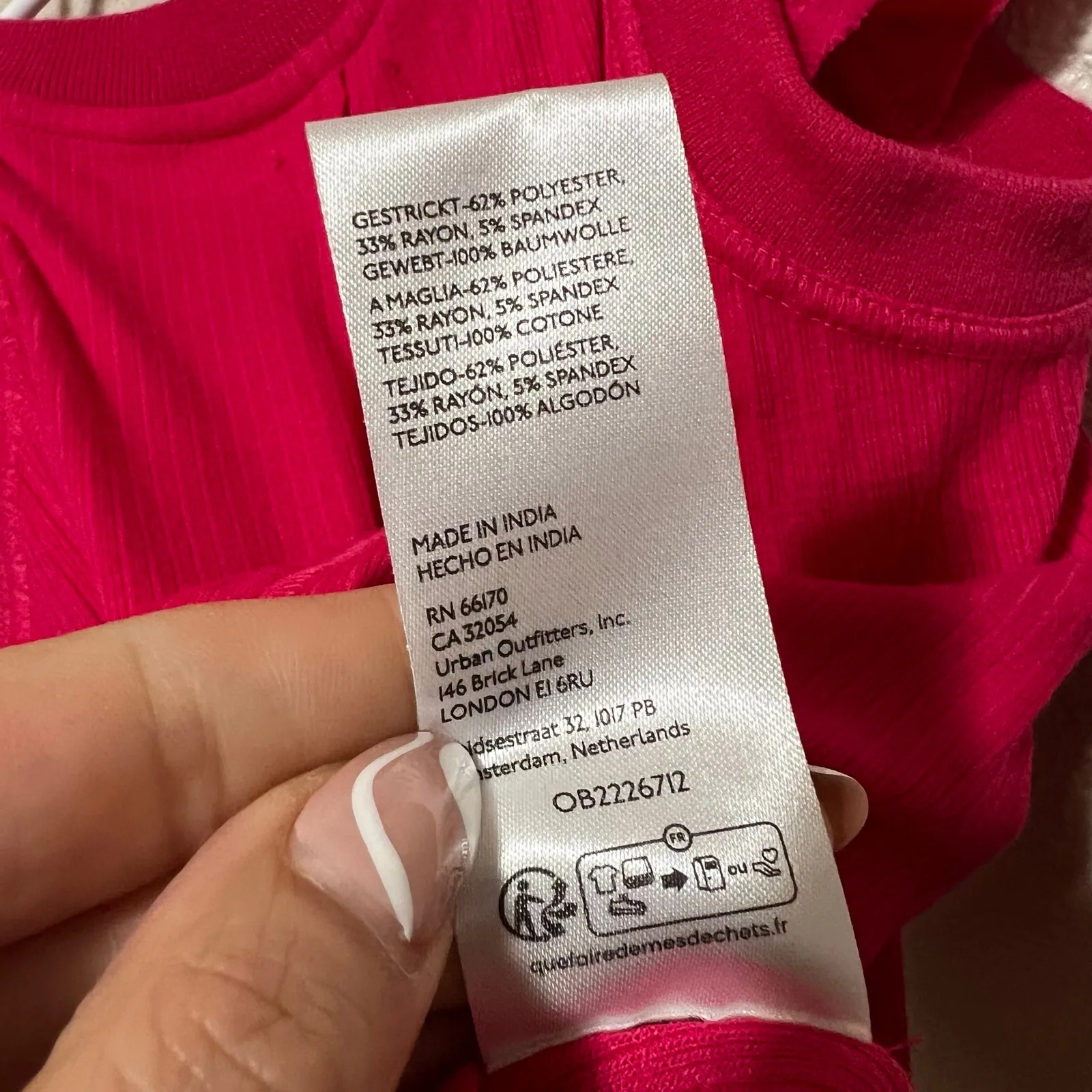 Pilcro | Anthro hot pink ruffle cropped Flutter Sleeve Sport tank top NEW XS - Image 9