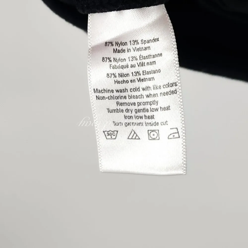 Alo Yoga White Illusion 4 Leggings Black White Geometric Workout Tights Small - Image 10