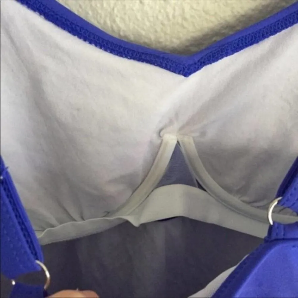 Croft & Barrow Blue Underwire Tankini Top - Image 2