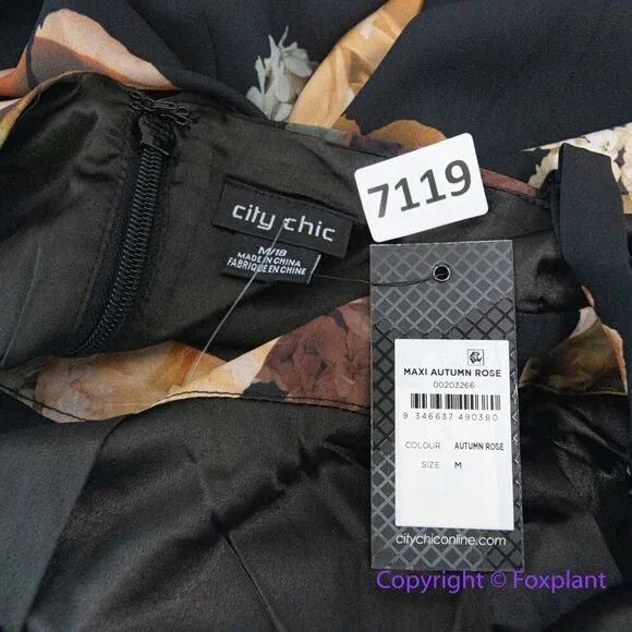 New!‎ City Chic Maxi Dress Dress Autumn Rose, size M/18 - Image 15