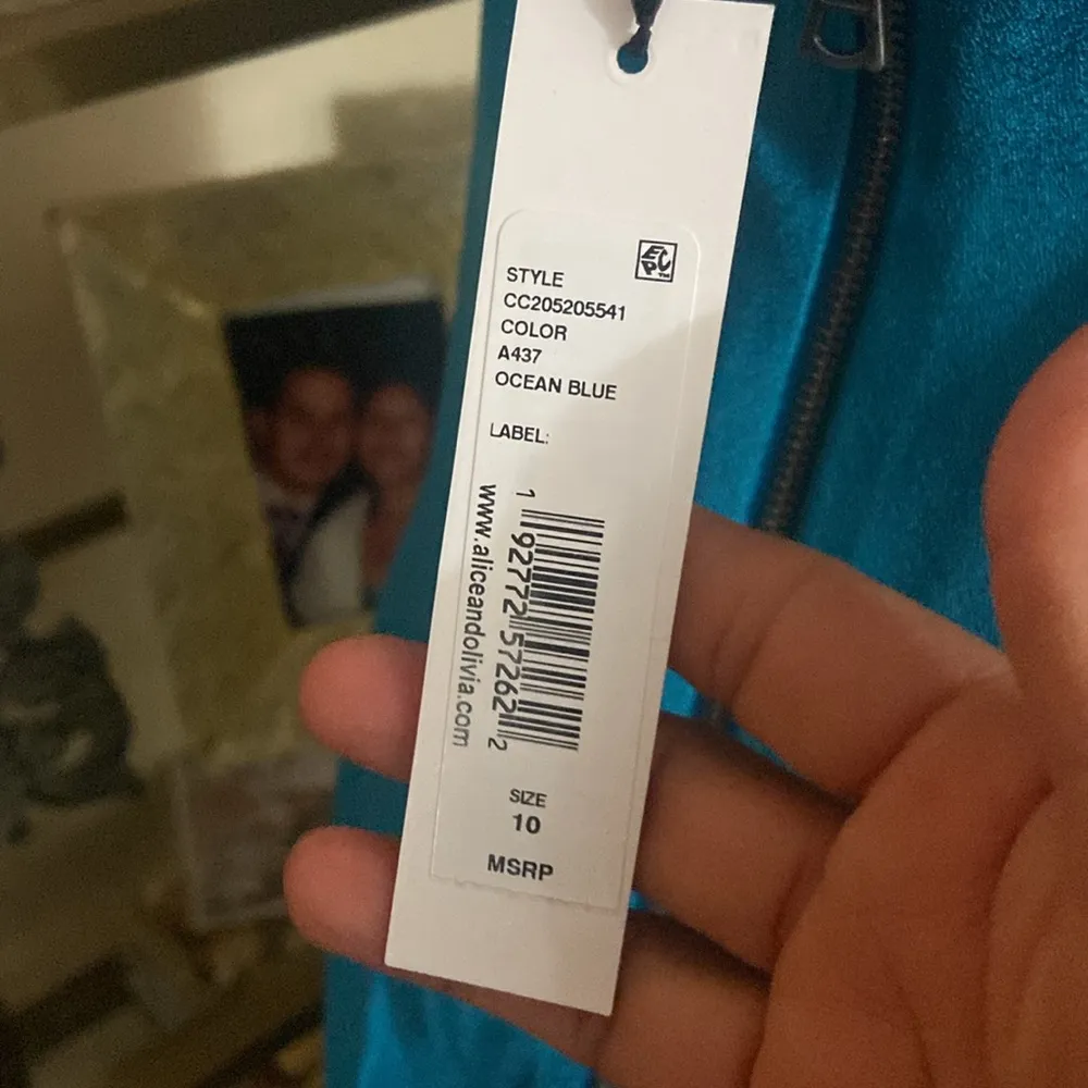 ALICE + OLIVIA
Harmony draped satin-crepe mini slip dress - Image 6