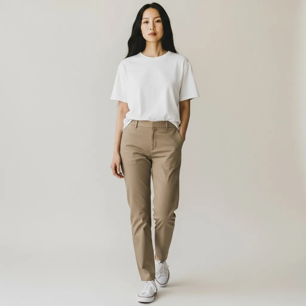 Brunello Cucinelli Chino Cotton Blend Pants - Image 3