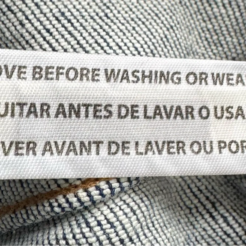 Madewell 10” High Rise Skinny blue jeans, size 25” preppy logo trendy festival - Image 8