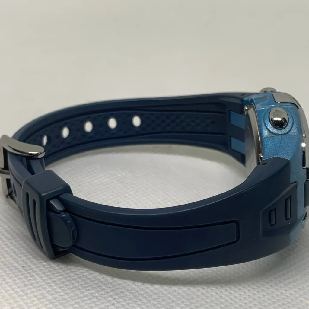 Marathon women’s digital sports watch 33mm blue tone quartz plastic band running - Image 5