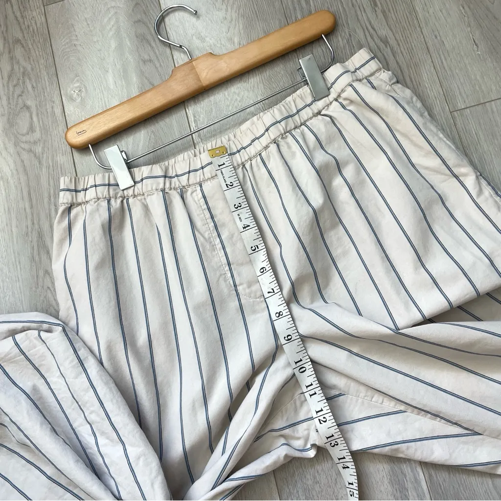 Wilfred Striped Pants organic cotton straight leg womens Cream (large) nautical - Image 7