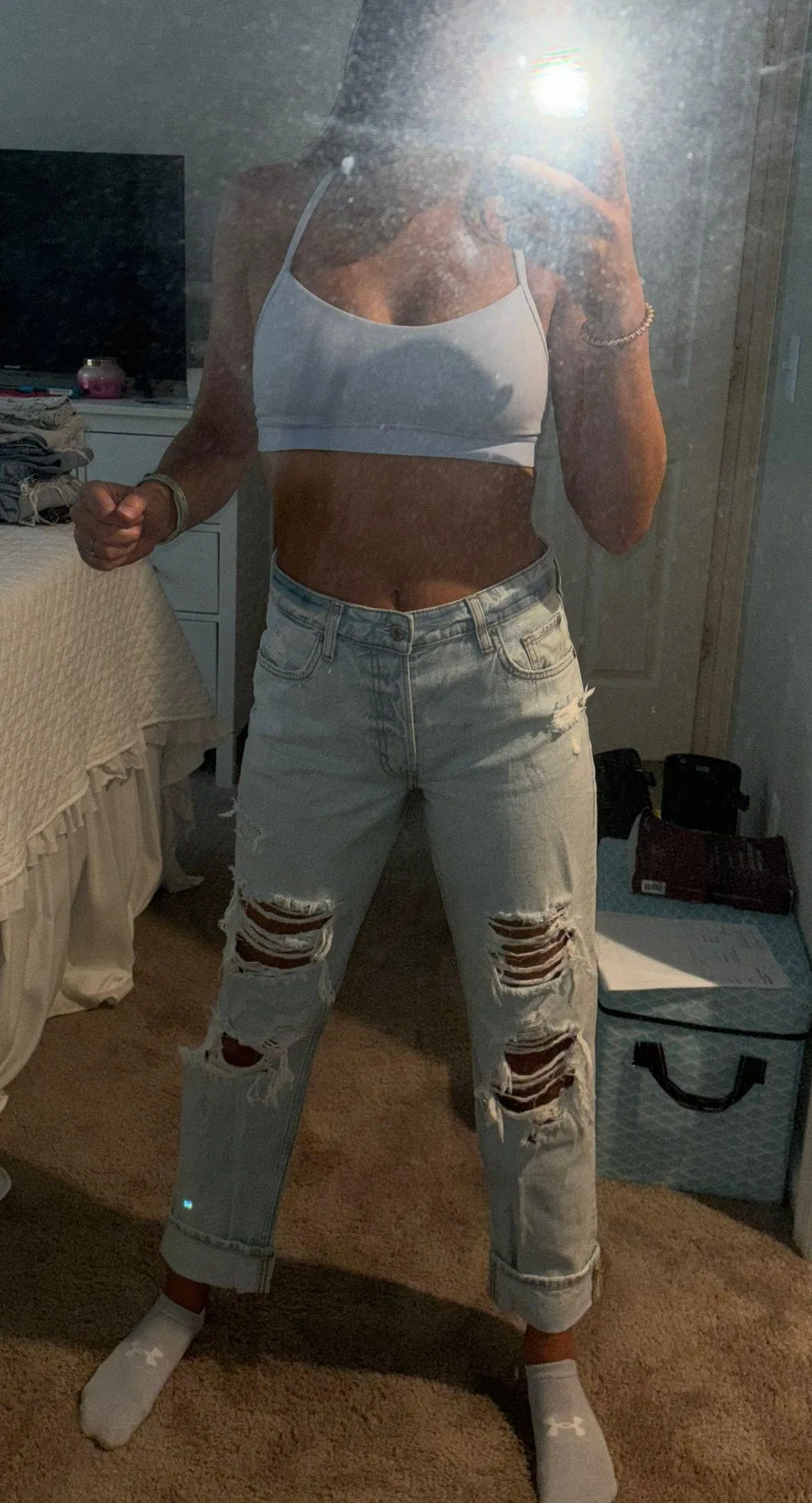 H&M High Waisted Jeans - Image 2