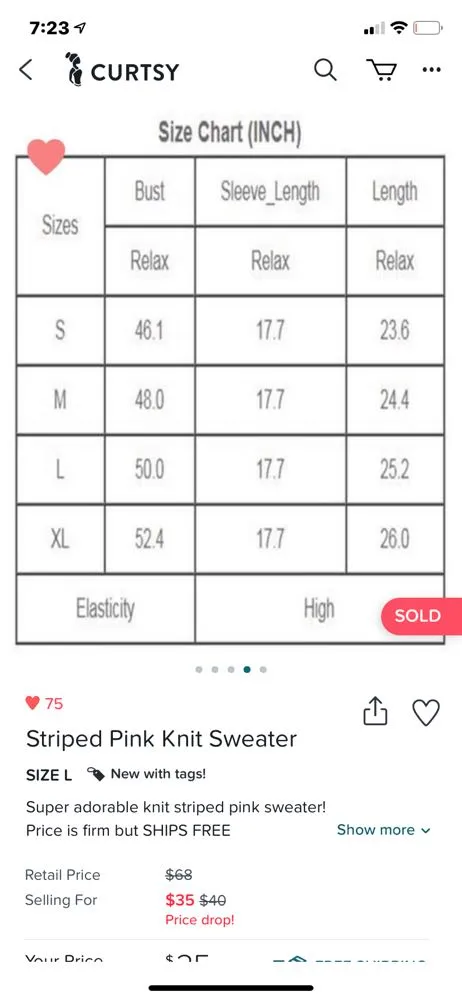 Purchased Here Unfortunately It Was To Large Multiple Size M - Image 5