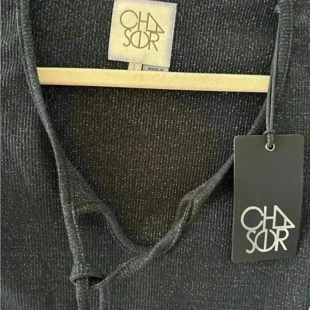 CHASER Spelly Bodysuit ~ S ~ Shadow Black ~ NWT! - Image 10