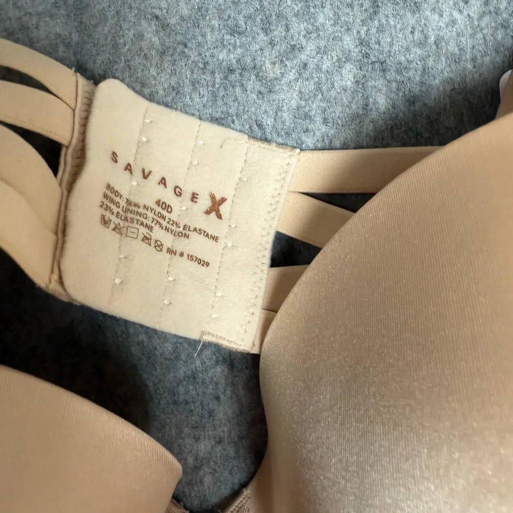 Savage X Fenty Women Size‎ 40D Microfiber T - Image 3