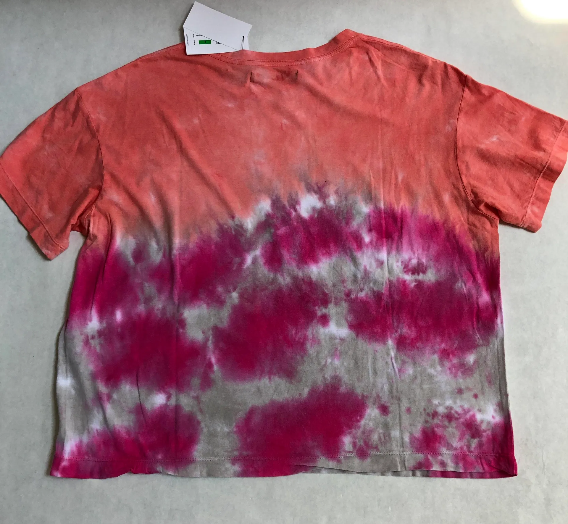 Tie Dye Cropped Tshirt - Image 2