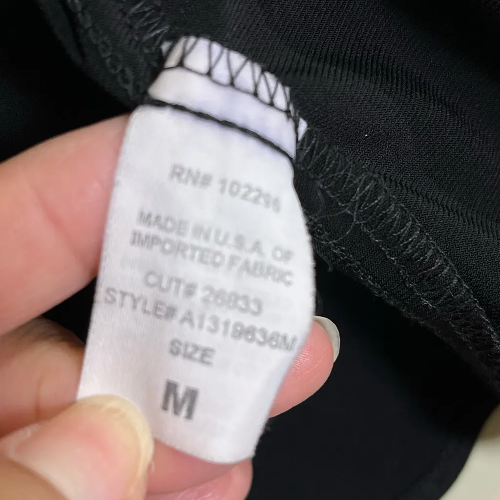 dressbarn Black Crop Cardigan Size M - Image 4