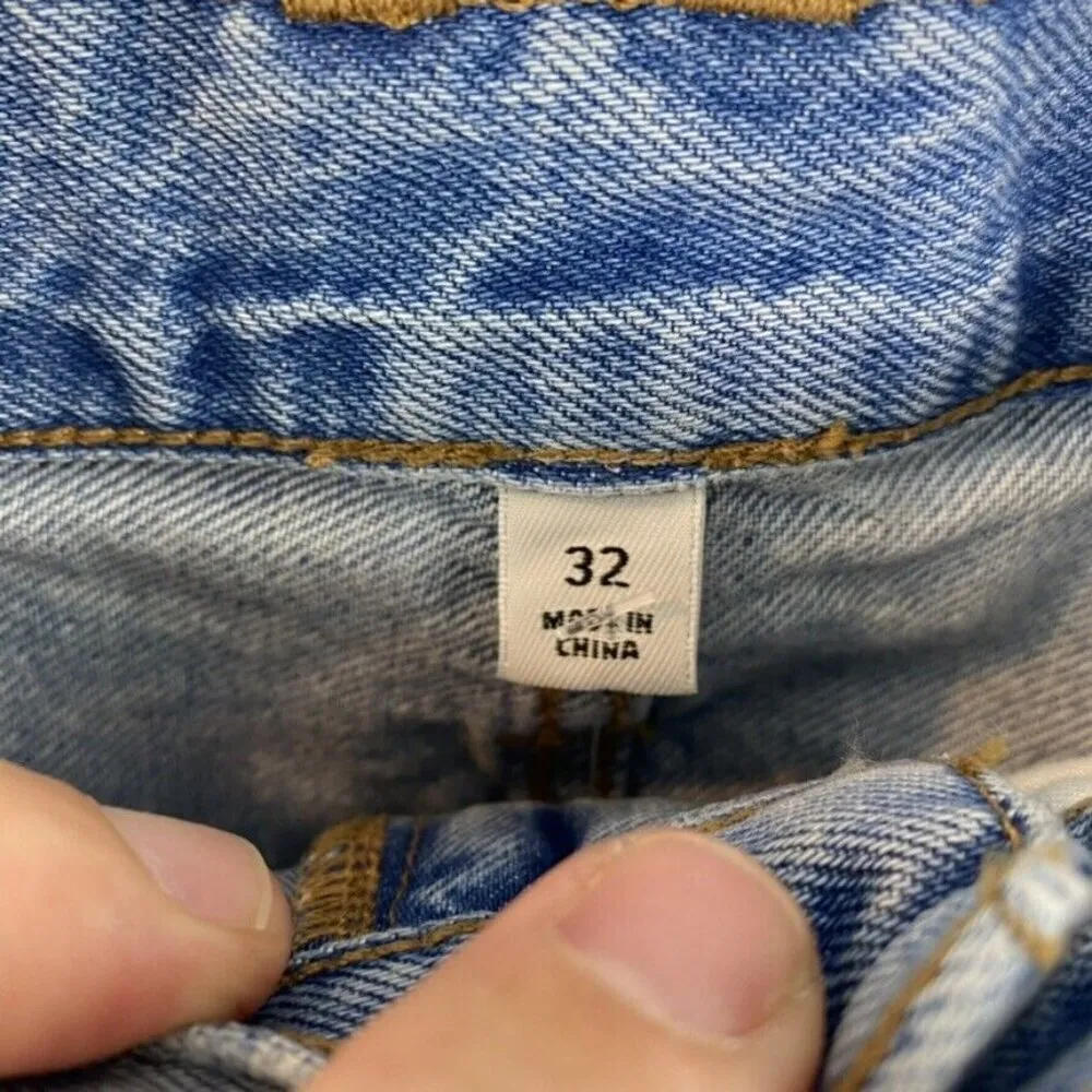 J.Crew Women's $148 Cuffed Slouchy Boyfriend Jean Indigo Wash Size 32 BF704 - Image 6