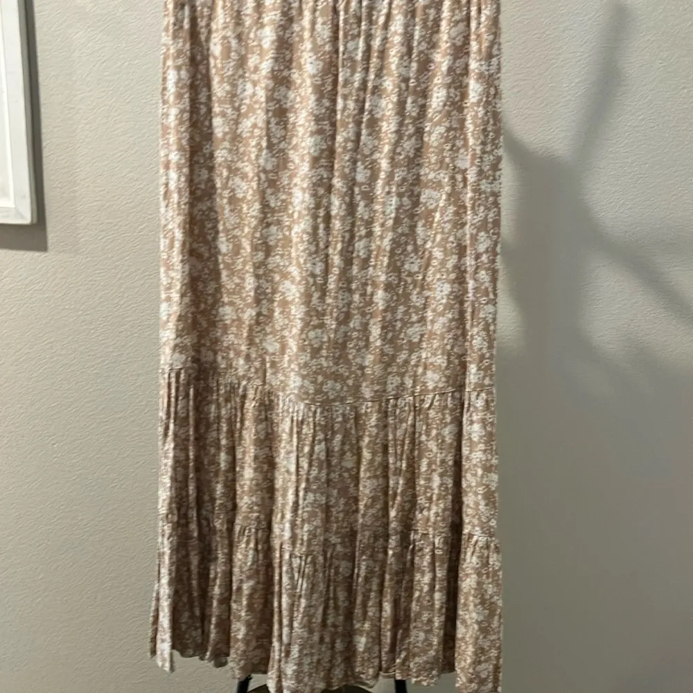 Indigo Blue Cream Maxi Skirt - Image 2