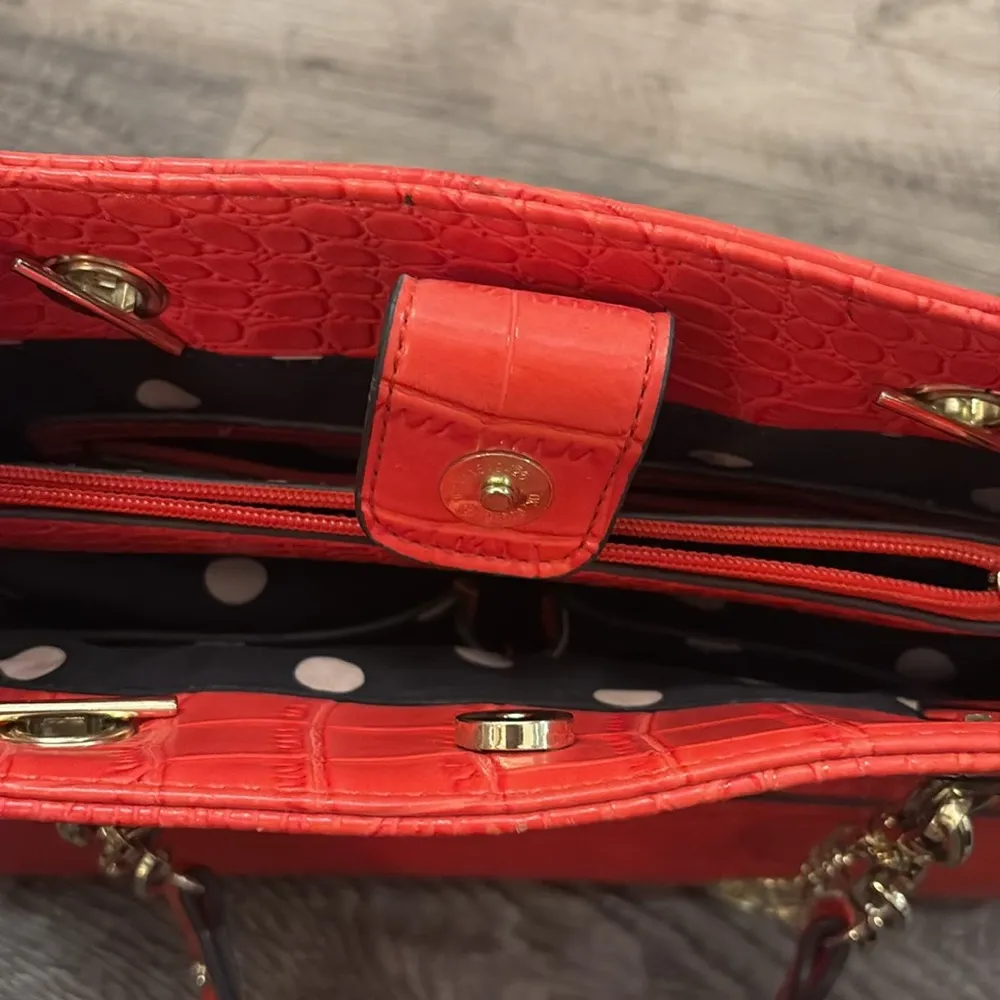 Neon Anne Klein Snakeprint handbag - Image 6