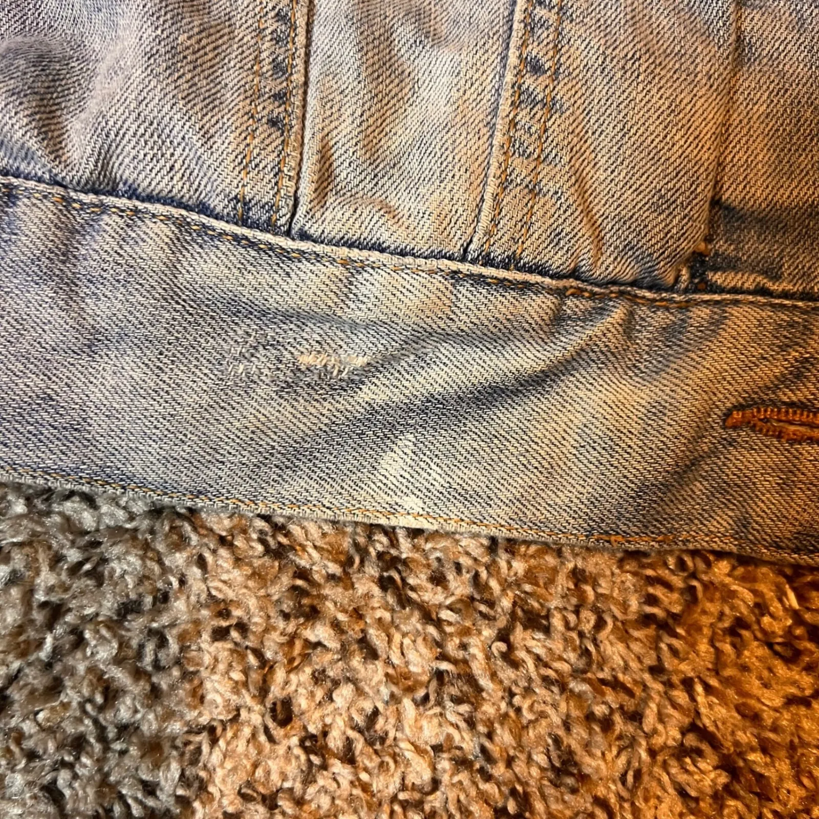 Pilcro Denim Jacket Light Wash‎ Classic Jean Jacket Casual Everyday Size M - Image 2