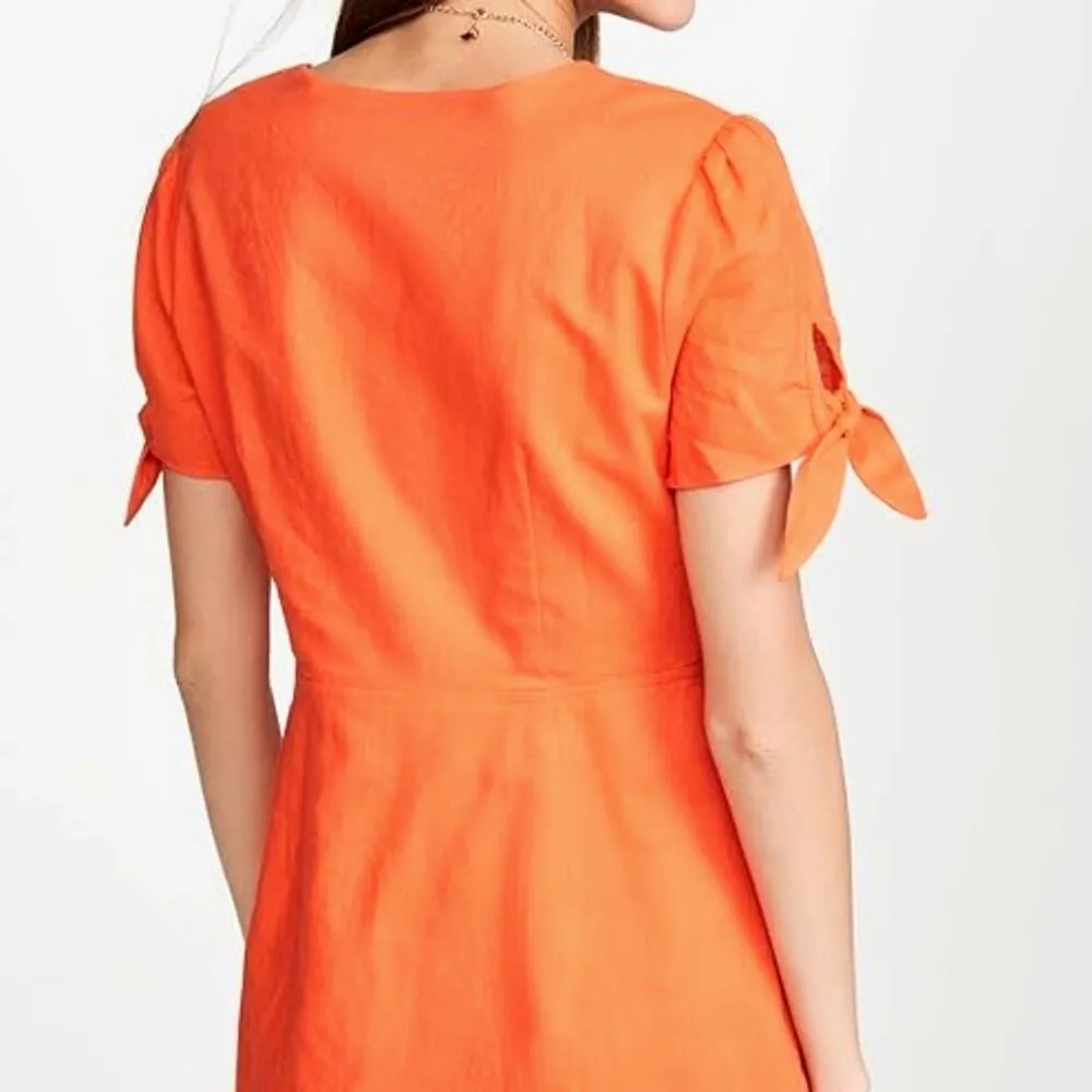 Lost + Wander Women's Papaya Mini Dress-Coral Red S - Image 4