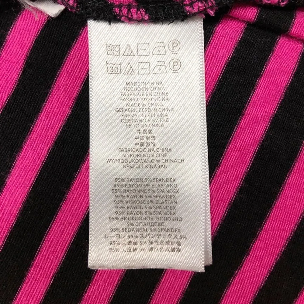 Michael‎ Kors Pink Striped Dress Small Pink - Image 7