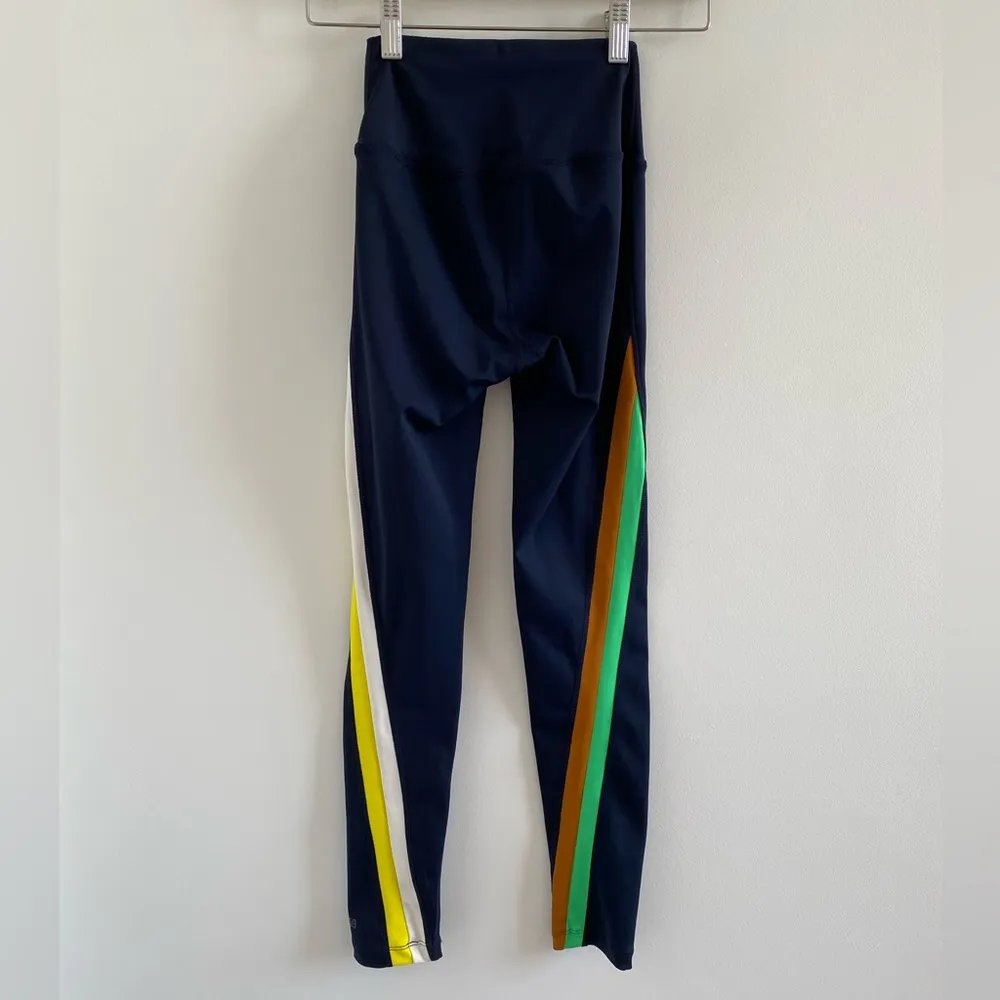 Splits59 Pierce High Waist Techflex 7/8 Legging Indigo, Copper & Yellow Size XS - Image 8