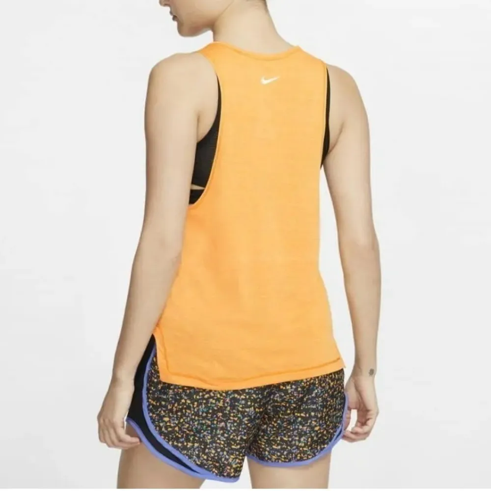 Nike Icon Clash Dri-Fit Sportwear Performance Running Orange Tank Top (176) - Image 3