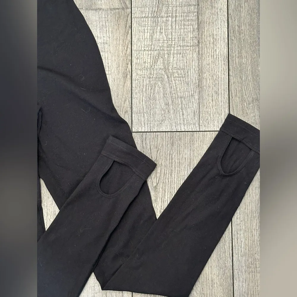 Free People Movement Full Length Bodysuit/Jumpsuit Black - Image 2