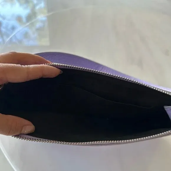 Lavender Croc-Embossed Women's Bag - Image 6