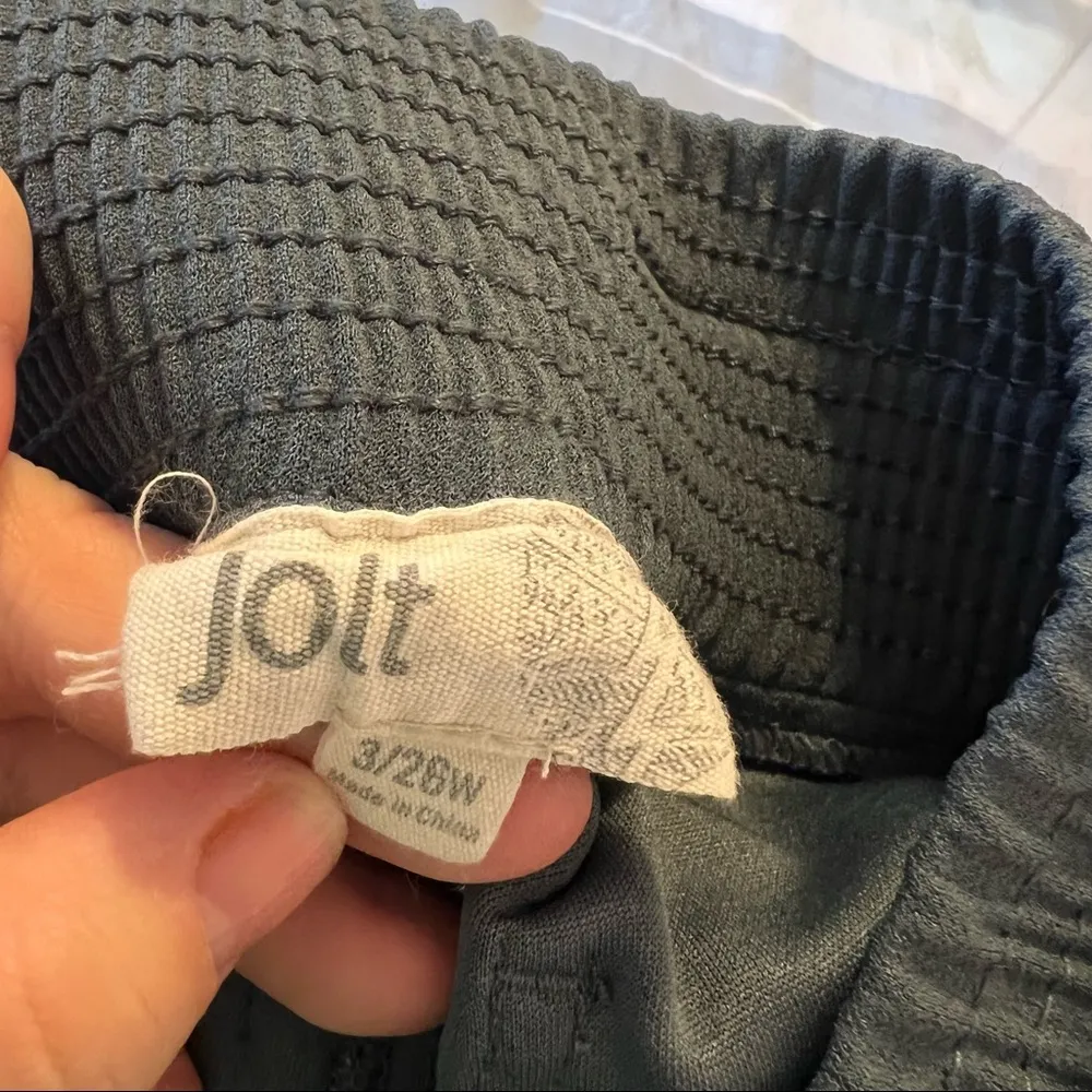 Jolt Casual Jogger Pant Dark Gray Belted - Image 13