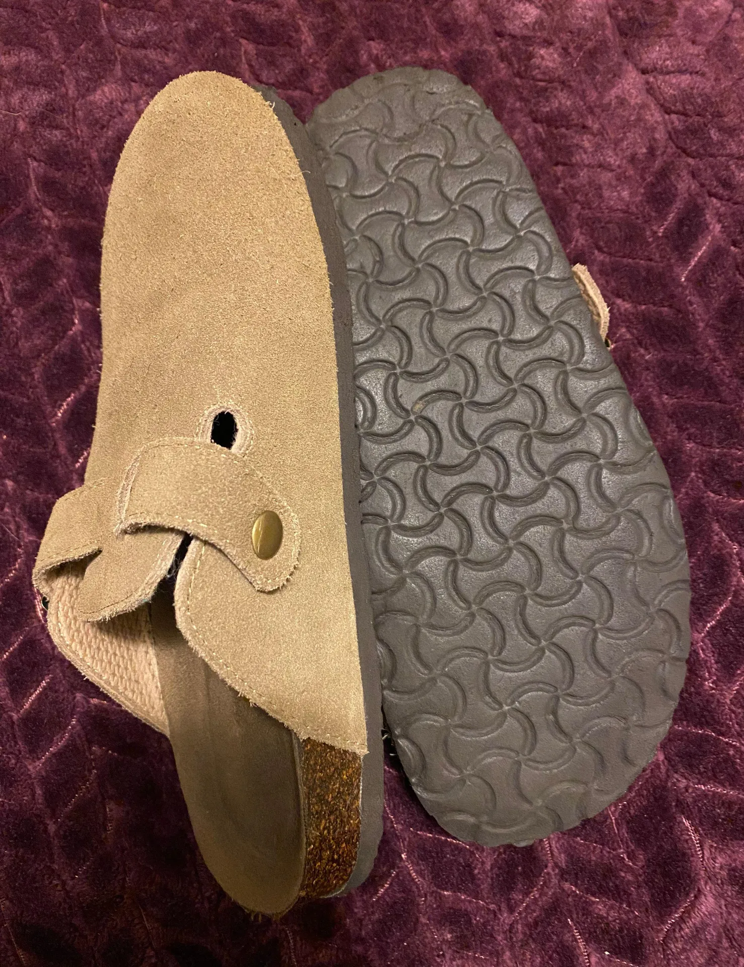 Tan Clogs Brown Size 6 - Image 2