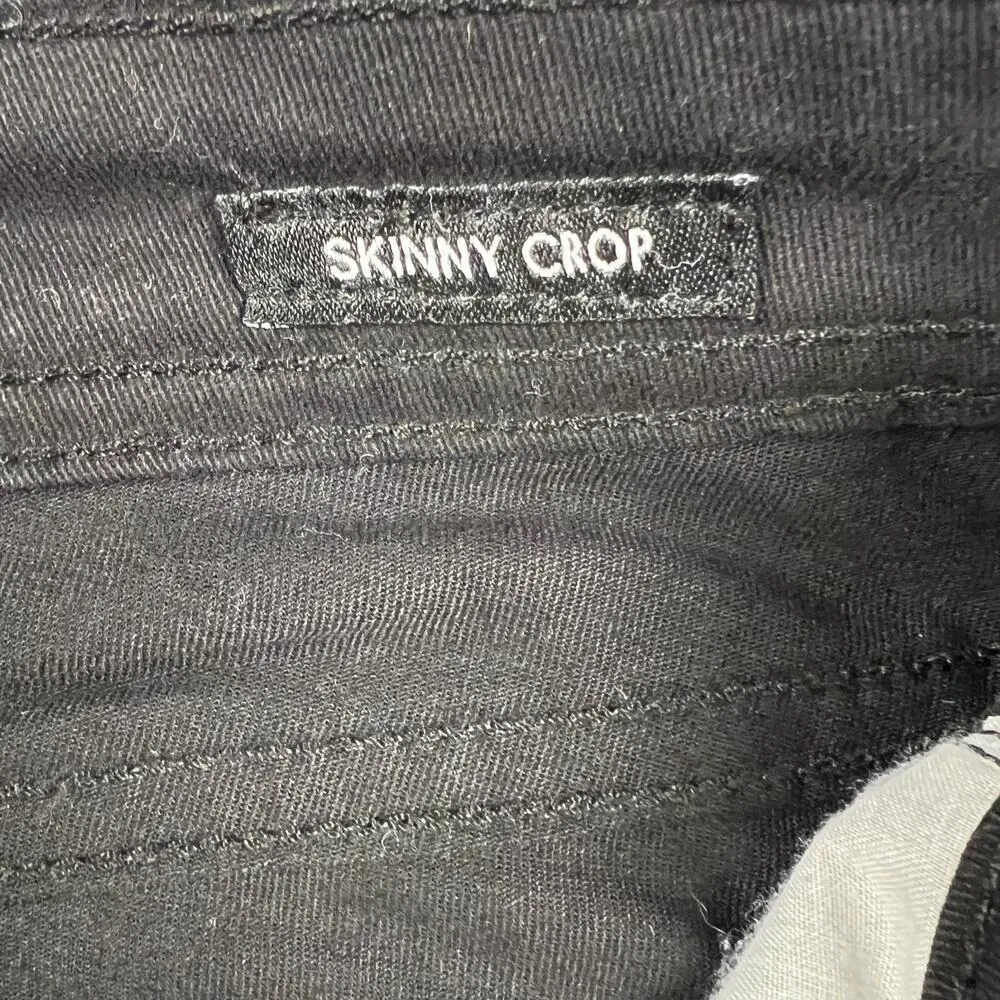 Calvin Klein Jeans Power Stretch Skinny Crop Black Jeans NWT Size 8 - Image 7