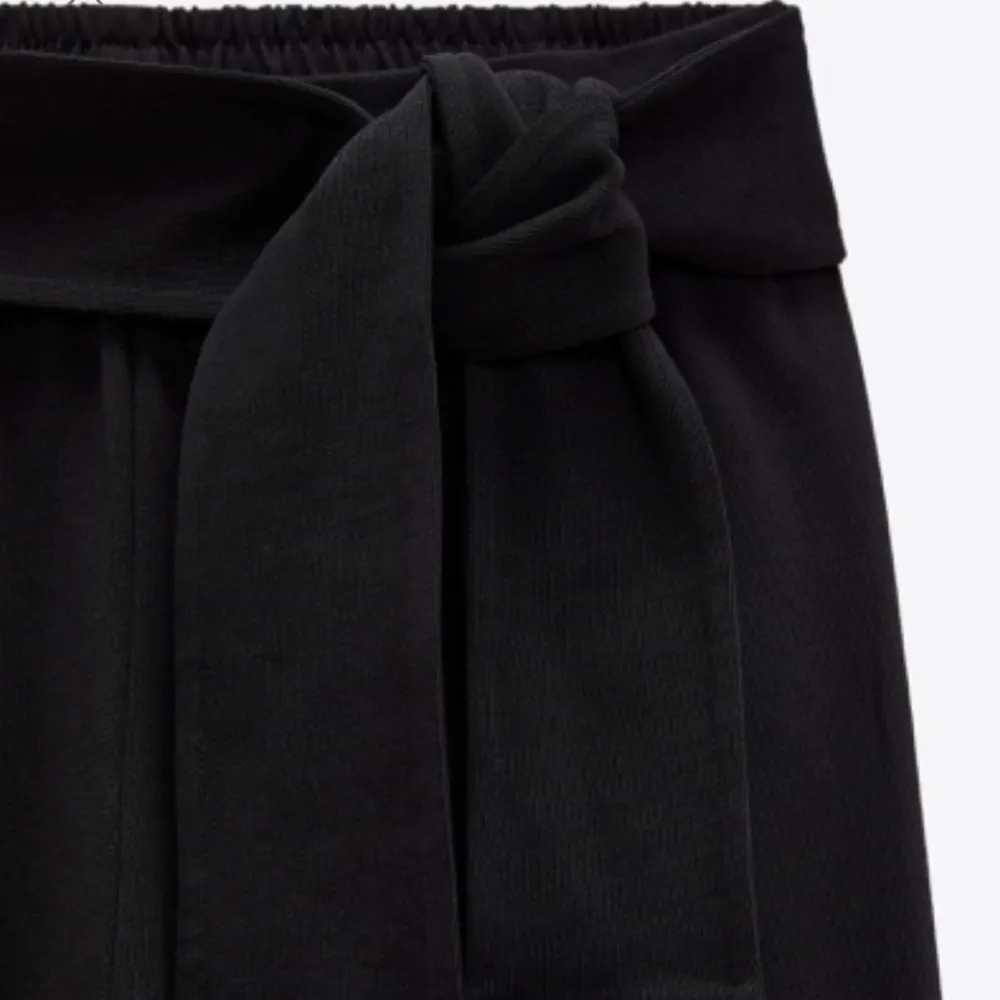 NWT ZARA BLOGGERS FAV TIED HIGH WAISTED PANT S - Image 7